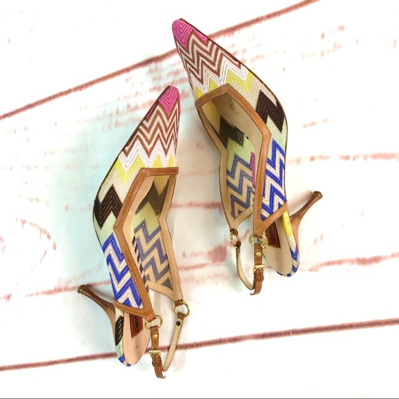 Missoni Shoes - Missoni | Strappy Kitten Heels, 10